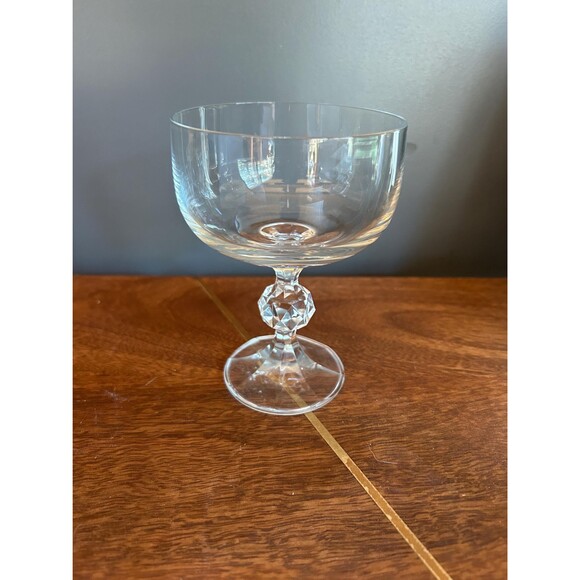 Claudia Crystal Champagne Glass Coupe Set of 4 - Picture 5 of 6